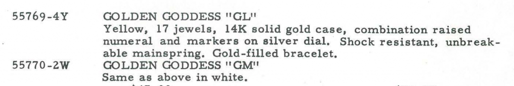 1970 Golden Goddess GM
