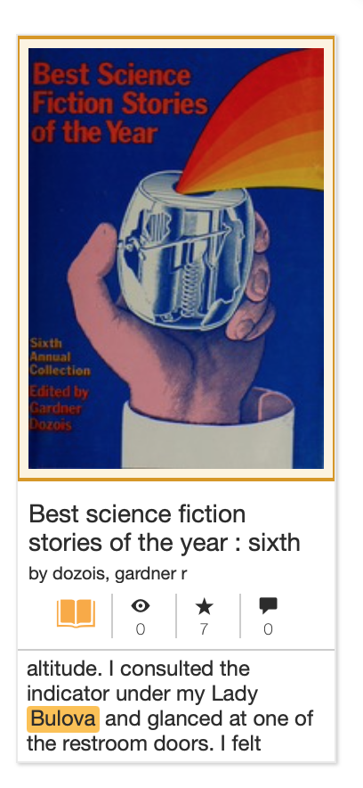 Best Science Fiction Stories of the Year
