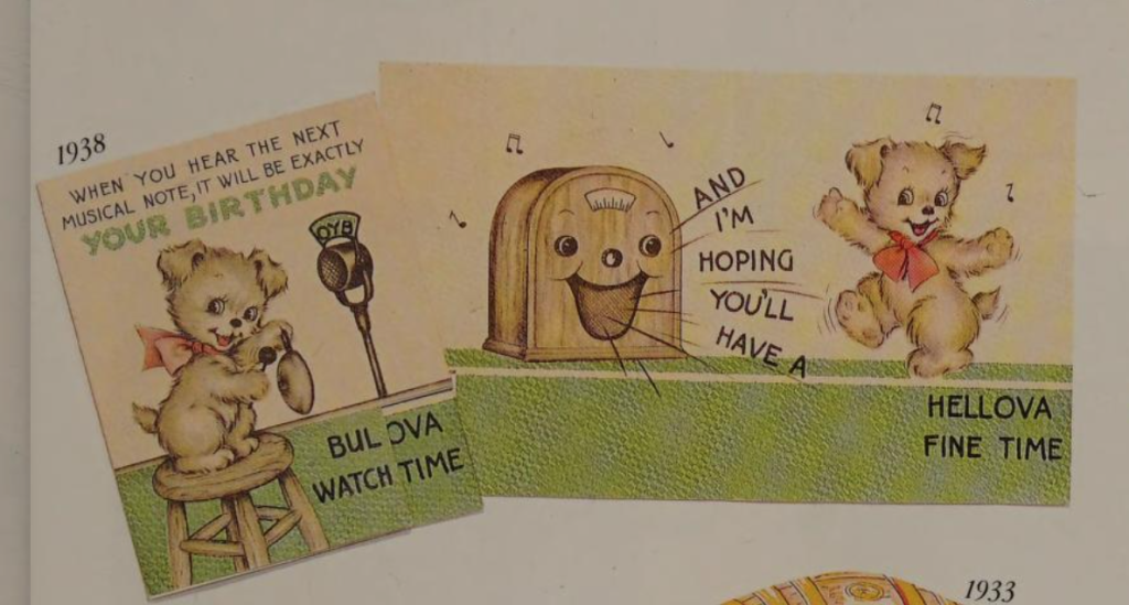 Bulova Time Hallmark Greeting Card
