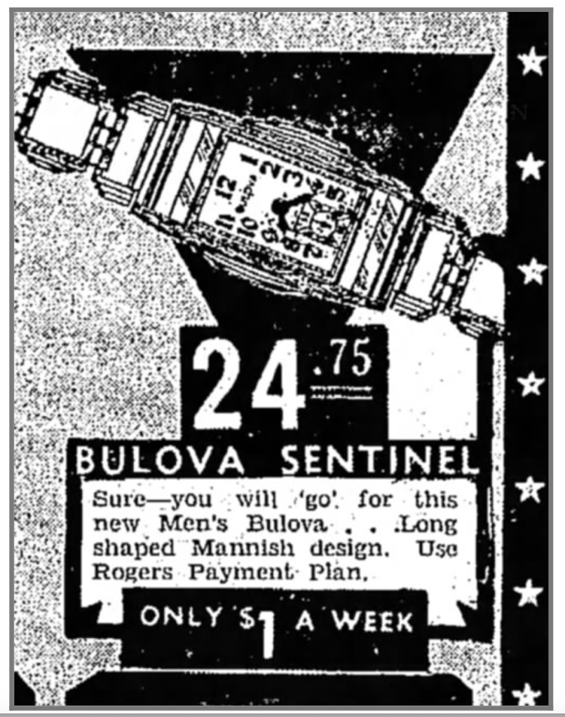 1934 Bulova Sentinel