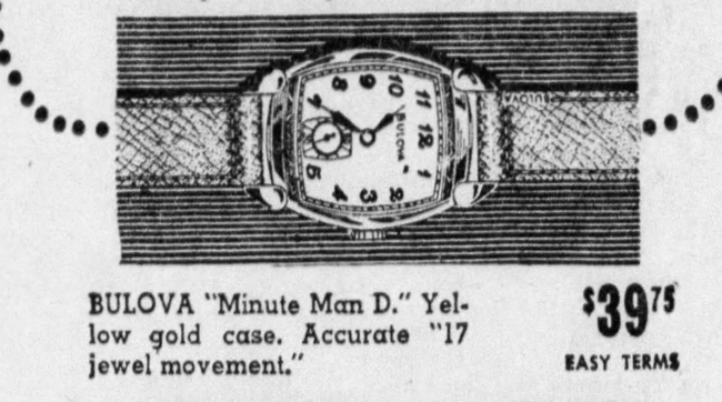 1948 Bulova Minute Man