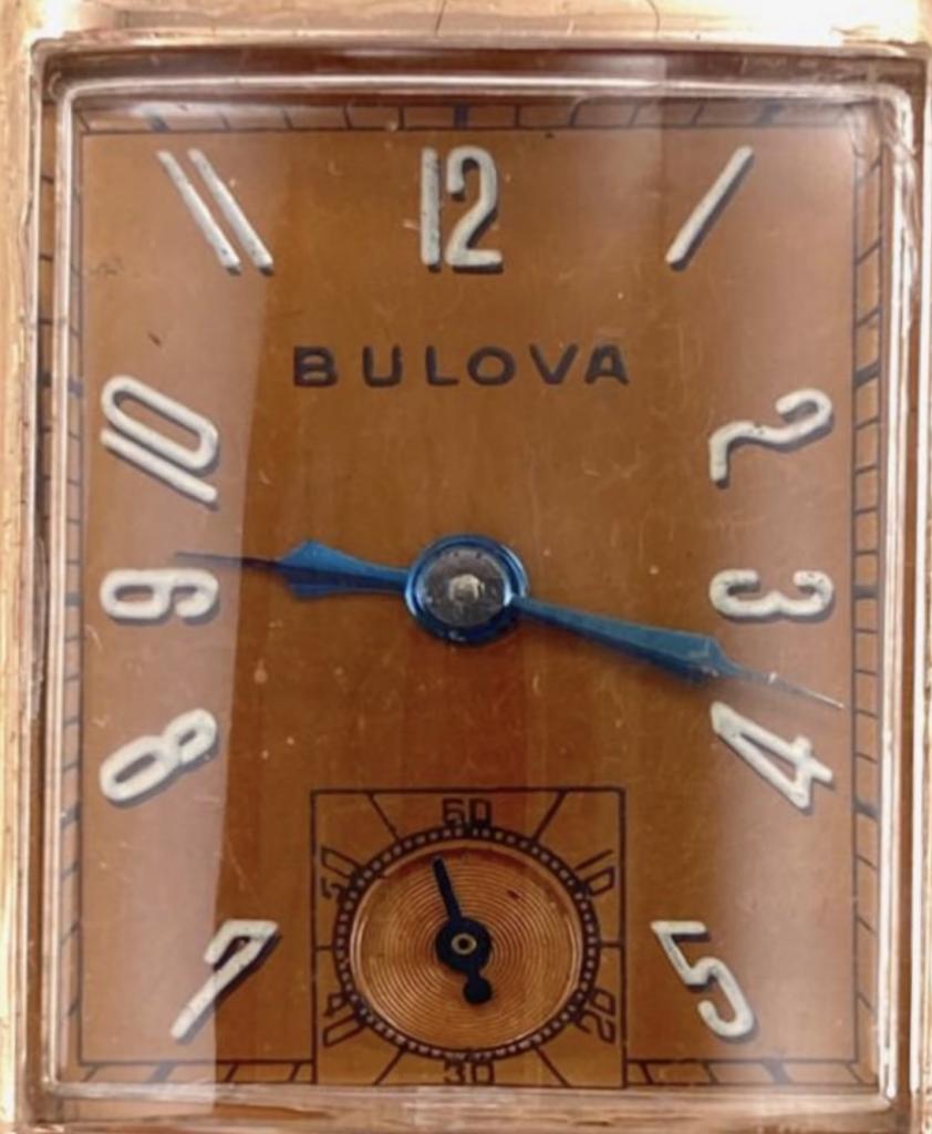 dial of President G in solid pink gold