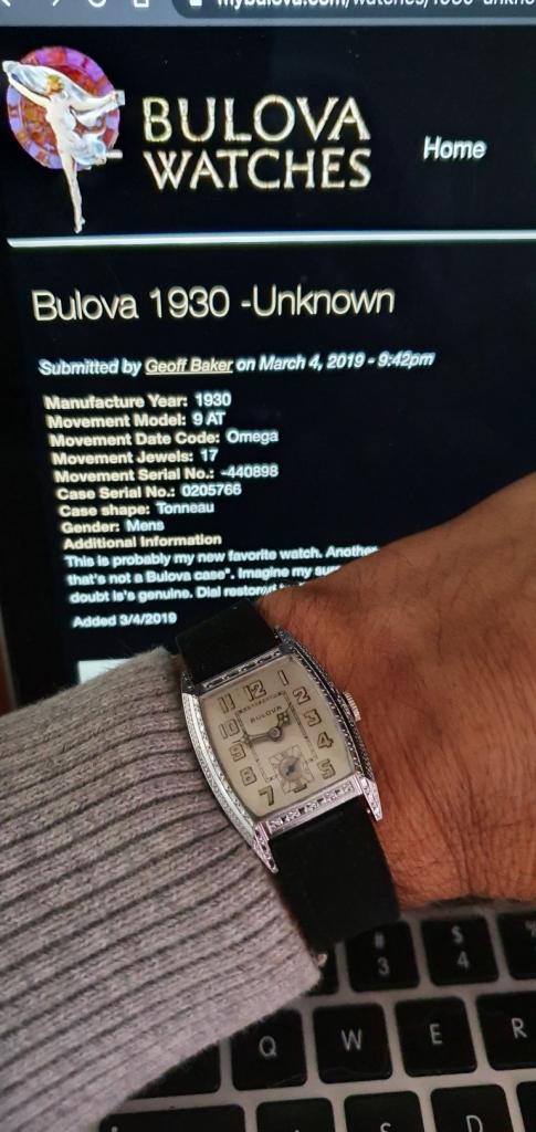 1930 Unknown Bulova watch