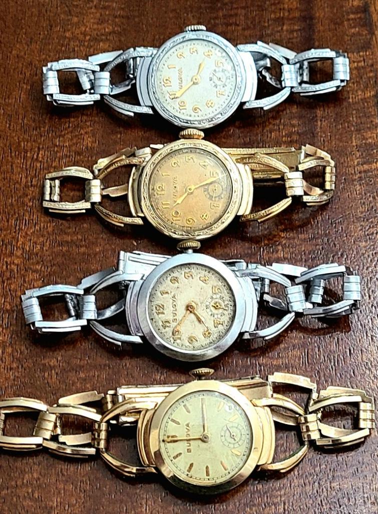 Mid 1030's Bulova Commodores with braclets