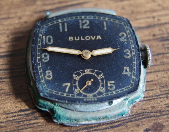 Dial prior to cleaning