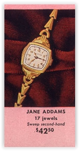 1949 Bulova Jane Addams watch