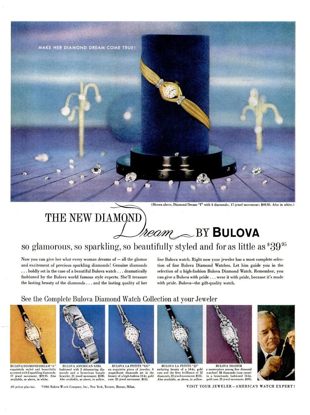1961 Bulova Advert