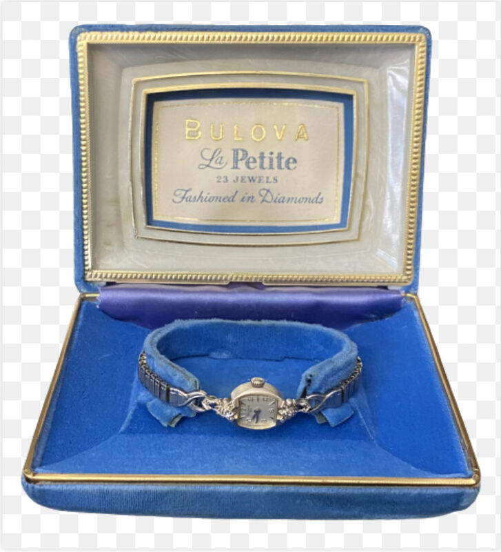 1965 Bulova La Petite “C” presentation box