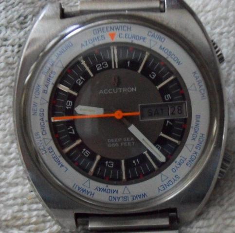 Bulova 1970 Accutron Astronaut "Mark I  World Time Zone