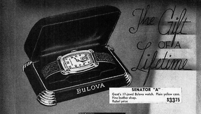 1940 Bulova Senator ad
