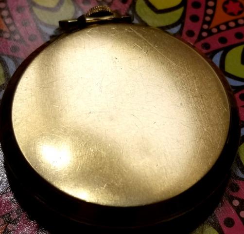 1947 Bulova Solid Gold Pocket Watch