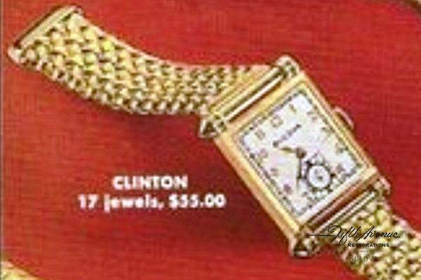 1947 Bulova Clinton watch