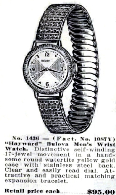 1952 Bulova Hayward 5-15-22 Ad