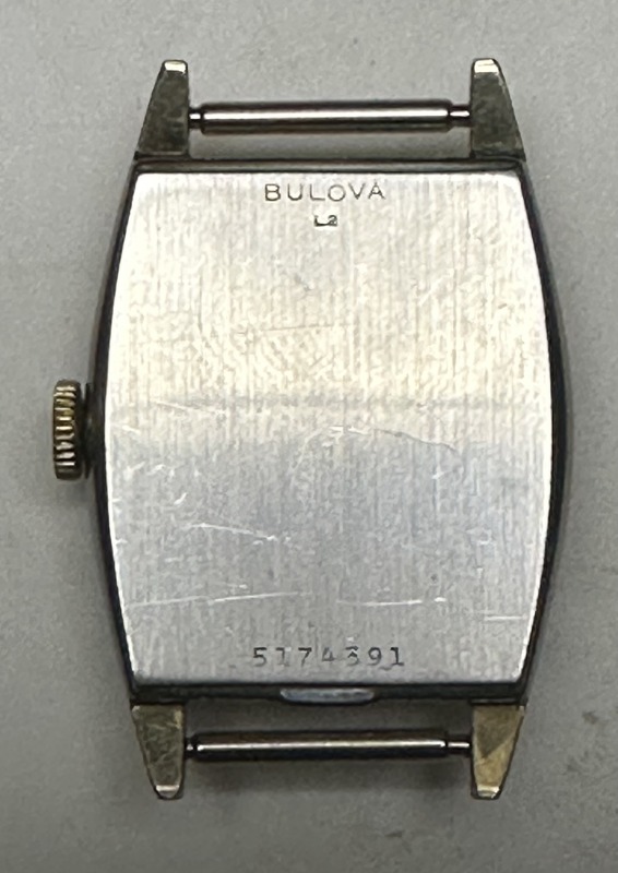 1952 Bulova Maxim case back