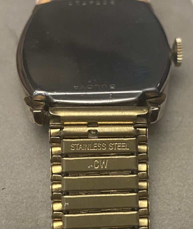1952 Bulova bracelet markings