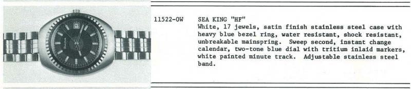 1972 Bulova Sea King HF ad