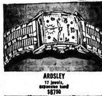 1955 Bulova Ardsley Ad