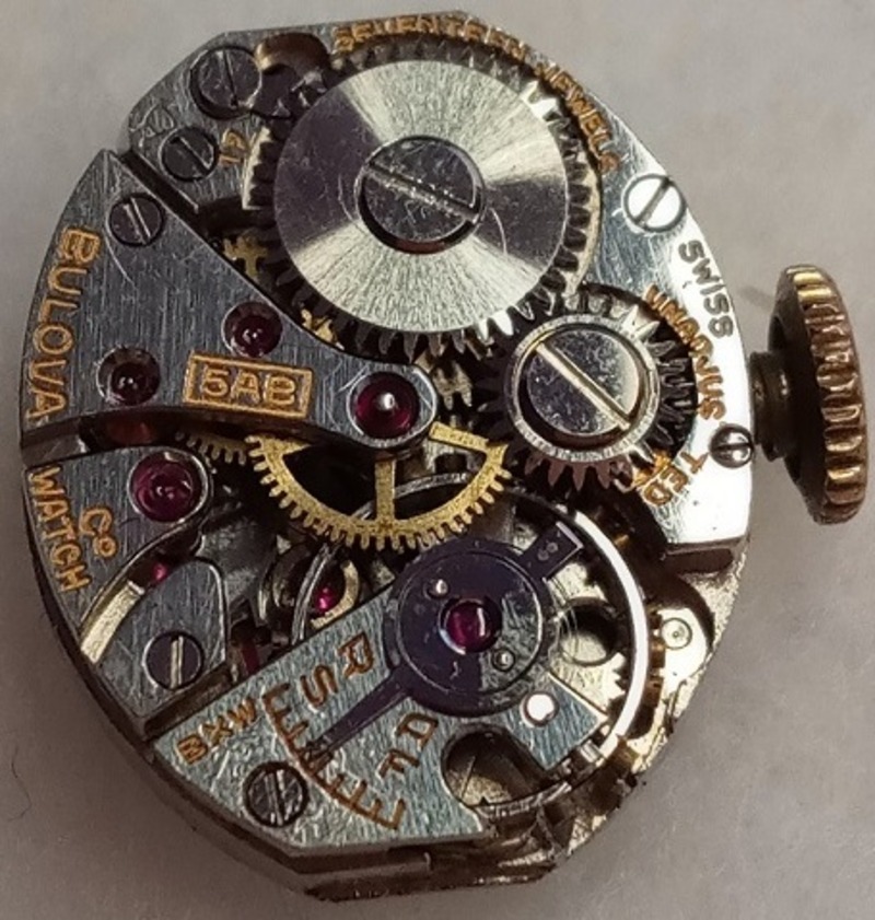 This is the inside of the watch removed from the case