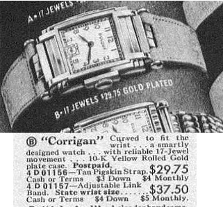 Corrigan ad showing bracelet