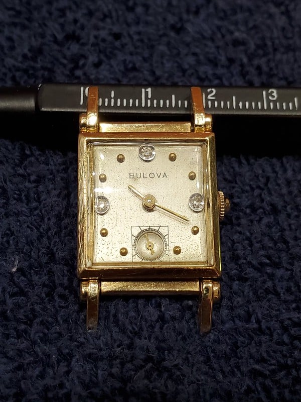 Bulova 1949 14k with diamonds front 6-20-2020