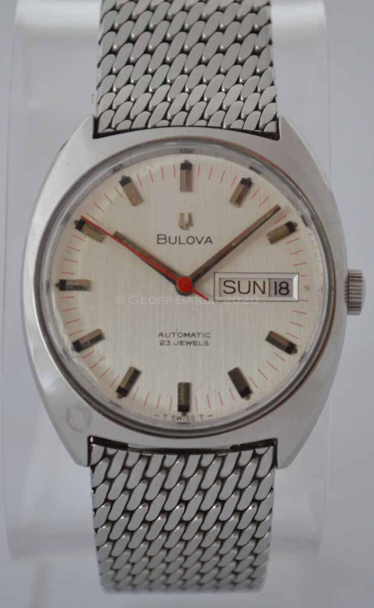 Geoffrey Baker 1969 Bulova 23 Stainless watch 1 6 19 2020