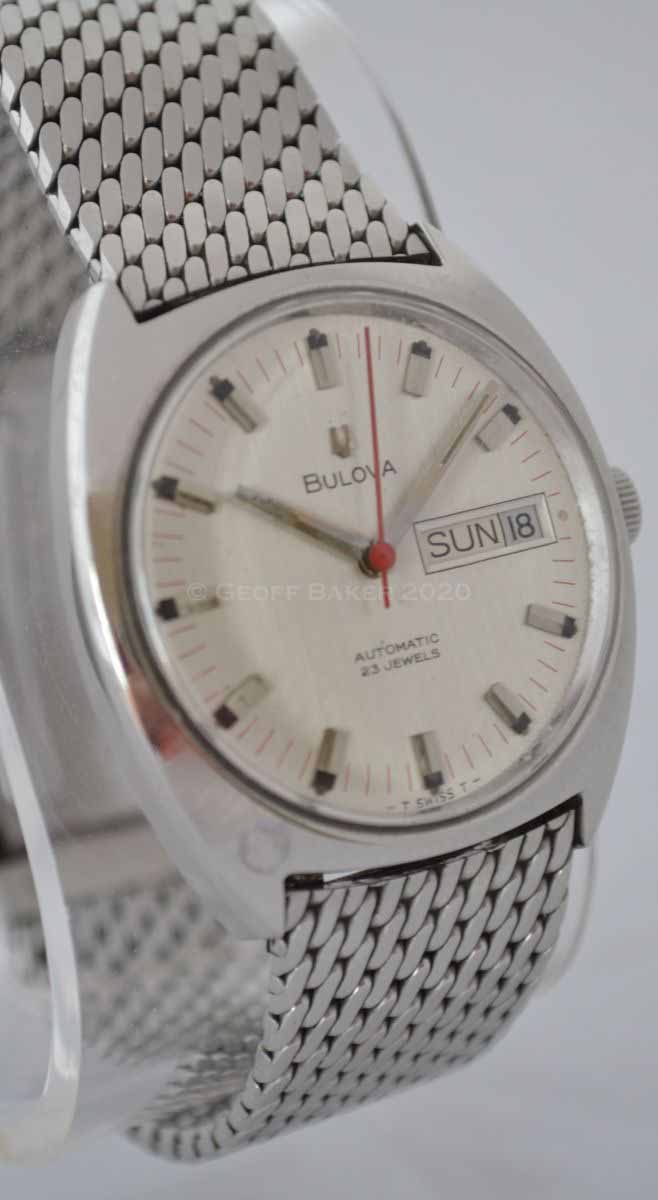 Geoffrey Baker 1969 Bulova 23 Stainless watch 2 6 19 2020