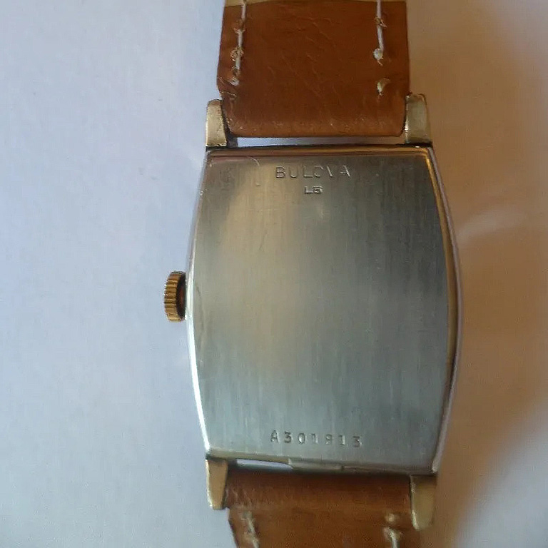 Bulova Director 1955 back showing L5 date code and serial