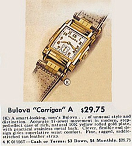  Bulova Corrigan advertisement