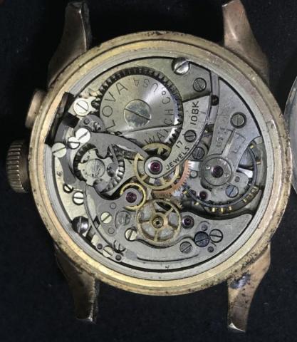 1943 Bulova Chronograph watch 2