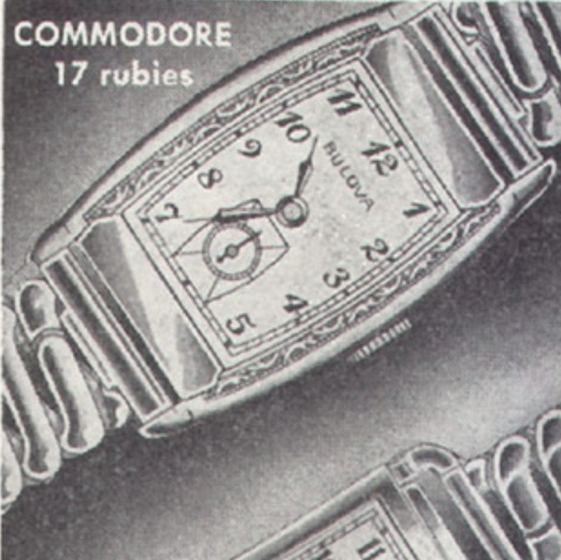 1940 Bulova Commodore 9-10-21 Ad
