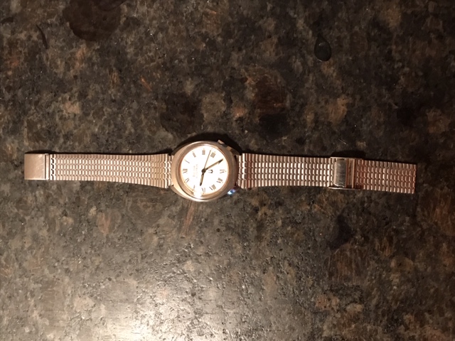 [1976] Bulova with watch aftermarket watch band