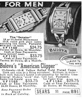 Bulova Watch advert