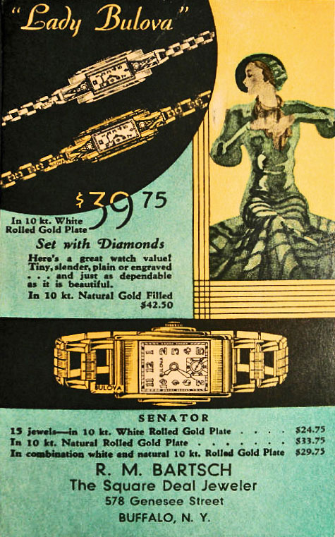 1934 Bulova Senator Ad