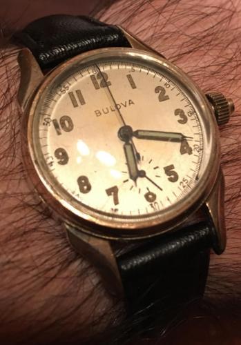 1942 Bulova Stop Watch Chronograph (Wrist)